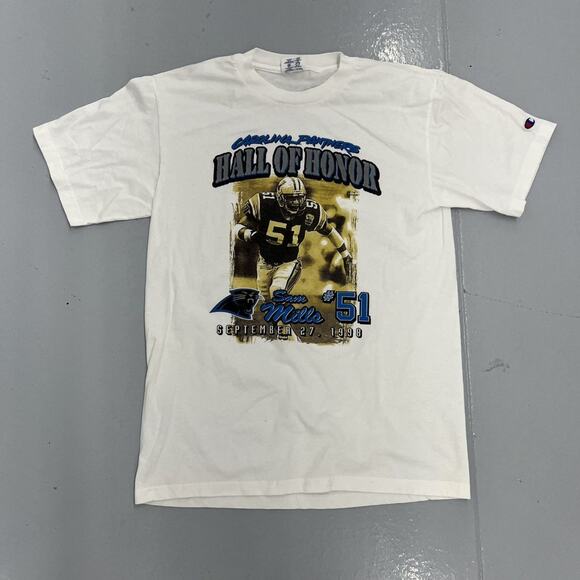Vintage 1998 Carolina Panthers Champion Hall of Honor Shirt - Picture 1 of 3